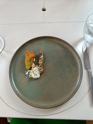 Courgette at Humus x Hortense in Brussels