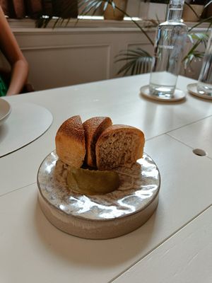 Focaccia at Humus x Hortense in Brussels
