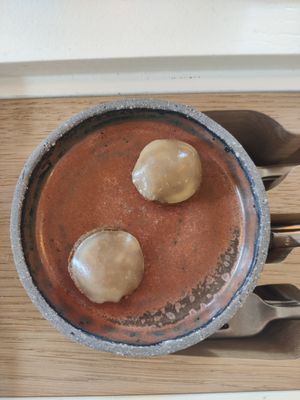 Mignardise tartelette figue at Humus x Hortense in Brussels