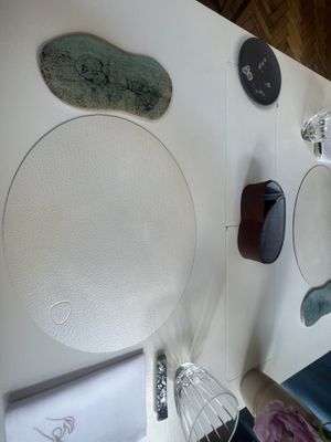 Table  at Humus x Hortense in Brussels