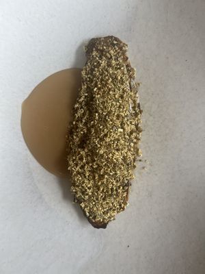 Chicory with homemade miso and elderflower pickle   at Humus x Hortense in Brussels