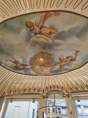 Decor at Humus x Hortense in Brussels