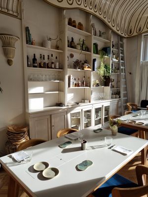 Inside at Humus x Hortense in Brussels