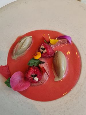 Dessert at Humus x Hortense in Brussels