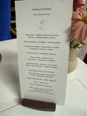   at Humus x Hortense in Brussels