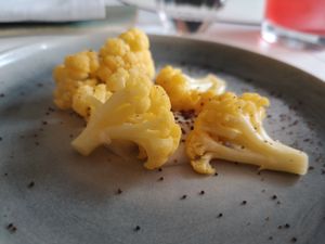 the full menu experience at Humus x Hortense in Brussels