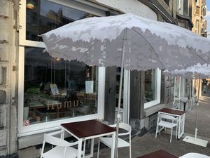 Terrace  at Humus x Hortense in Brussels