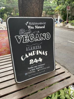 Outdoor Sign  at Vita Natural in Sao Paulo