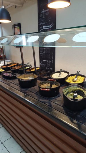 All-you-can-eat buffet at Vita Natural in Sao Paulo