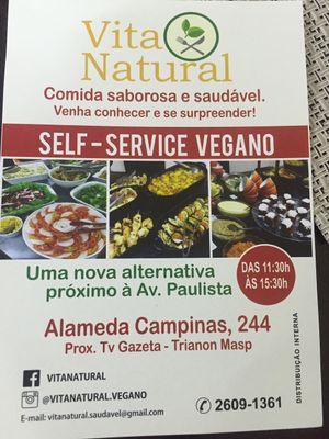 Try to find this signboard on the street at Vita Natural in Sao Paulo