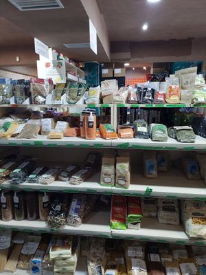 Different types of beans and pulses at GreenHouseBio in Thessaloniki