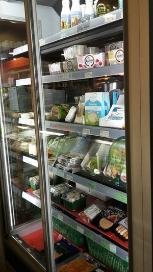 Lots of vegan choices in here at GreenHouseBio in Thessaloniki