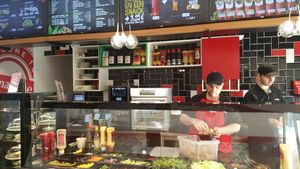 salad bar at Komagene - Wrap Home in Amsterdam