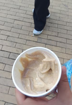 Zimteis at Gelateria Tonegutti in Timmendorfer Strand