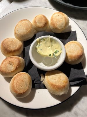 Vegan dough balls  at Pizza Express in Windsor