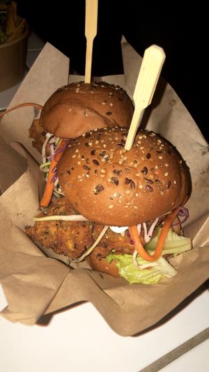 Delicious vegan chicken sliders!!!! Absolutely to die for   at Token in Dublin