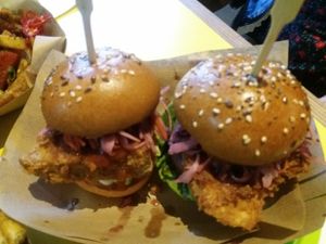 Vegan chick sliders at Token in Dublin