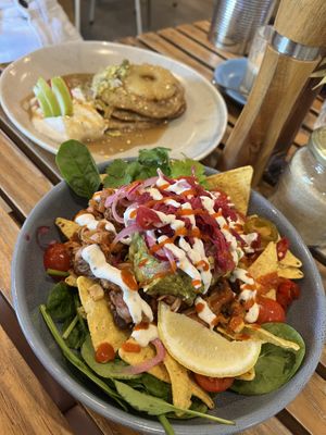 Nachos and Pancakes  at The Social Society in Exmouth