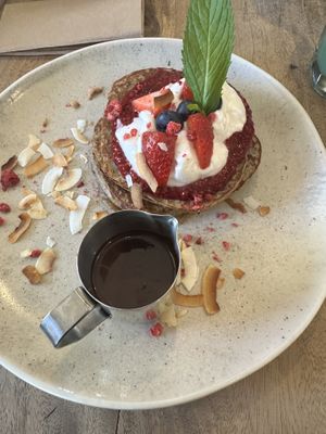 Vegan Pancakes   at The Social Society in Exmouth