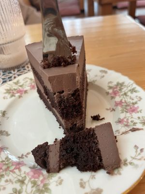 Chocolate cake (coconut chocolate ganache)  at Maju Story 마주이야기 in Seoul