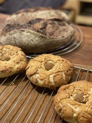 Cookies and bread  at Maju Story 마주이야기 in Seoul