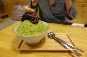 Vegan Patbingsu! at Maju Story 마주이야기 in Seoul