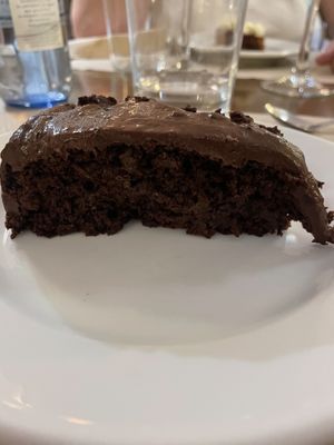 Chocolate cake  at El Delantal Verde in Onda