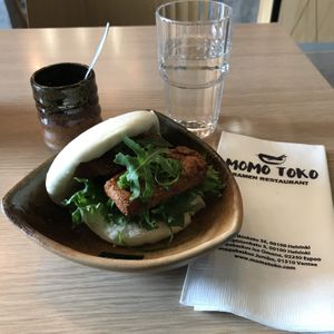 Vegan bao! Delicious  at Momotoko in Helsinki