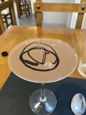 Chocolate pudding with oat ice cream   at Aramako Toki Alai in Arama