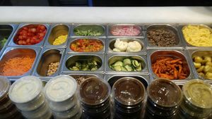 Choose what you want on yor plate at Low C in Ypres