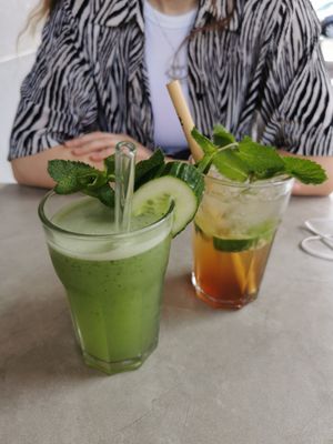 non-alcoholic drinks at +84 Asian Restaurant in Berlin