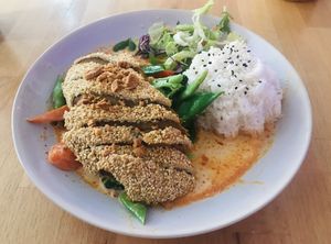 Vegan duck  at +84 Asian Restaurant in Berlin