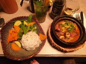 Tough tofu (vegan) at +84 Asian Restaurant in Berlin