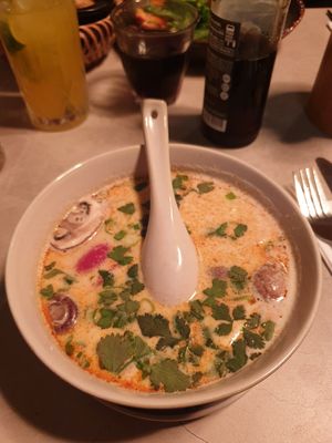 Tom Kha (vegan) at +84 Asian Restaurant in Berlin