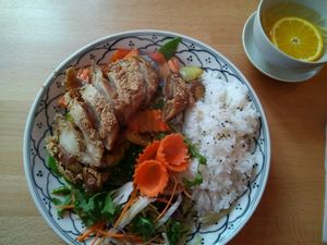 Vegane ";Ente"; at +84 Asian Restaurant in Berlin