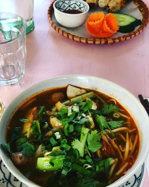 Vorspeise Udon Nudeln at +84 Asian Restaurant in Berlin