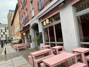 outside at +84 Asian Restaurant in Berlin