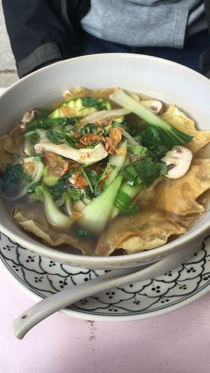 Wan Tan Soup at +84 Asian Restaurant in Berlin