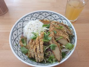 quite a big portion at +84 Asian Restaurant in Berlin