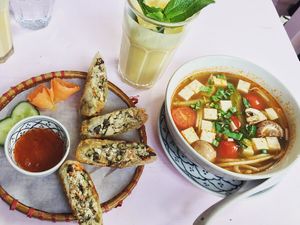 Starters at +84 Asian Restaurant in Berlin