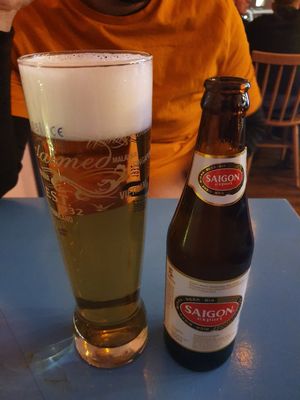 Beer from Vietnam at +84 Asian Restaurant in Berlin