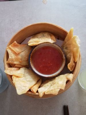 Vegan Wan-Ton at +84 Asian Restaurant in Berlin