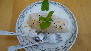 "Make me Mango" Dessert at +84 Asian Restaurant in Berlin