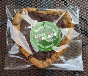 "Love Chunk" chocolate chip cookie at Love Again Local in West Chester