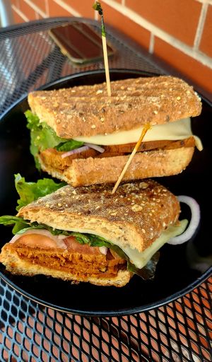 Italian panini at Love Again Local in West Chester