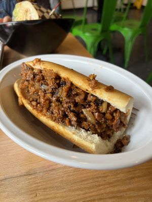 LAL cheesesteak   at Love Again Local in West Chester