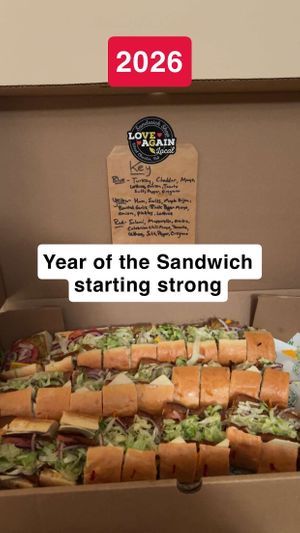 2026 is the year of the sandwich btw (Sandwich Platter)  at Love Again Local in West Chester