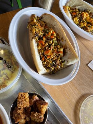 Special- I forget the name but this was a breakfast cheesesteak and it was soo good   at Love Again Local in West Chester