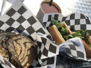 Ruben and my cousin Vinny hoagie  at Love Again Local in West Chester