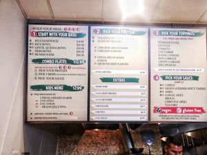Menu at Micheline's Pita House in La Jolla